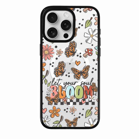 Clear MagSafe Phone case- Bloom