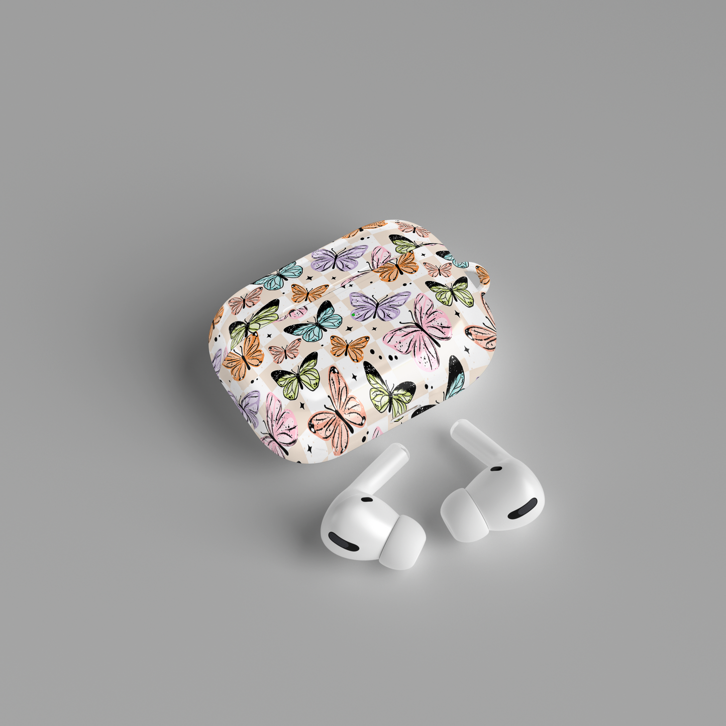 AirPods case - Colorful butterflies