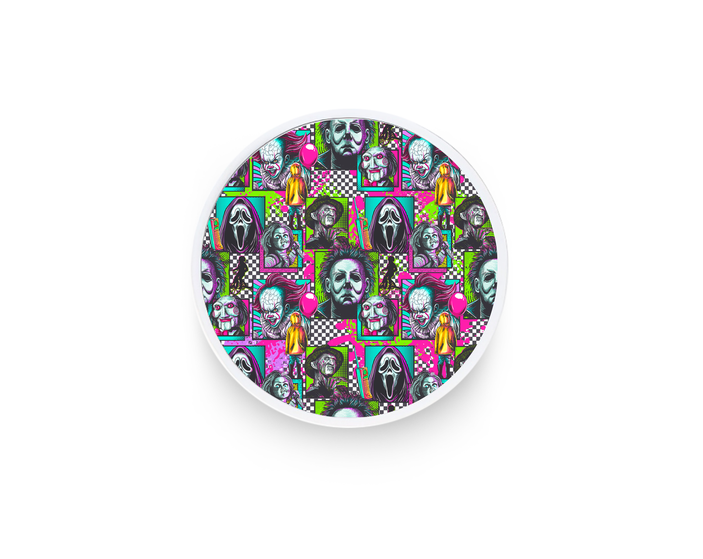 Phone grip- Neon Halloween
