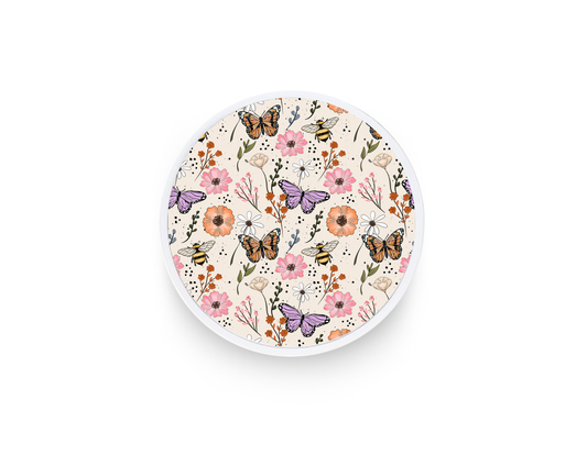 Phone grip- Purple butterfly florals