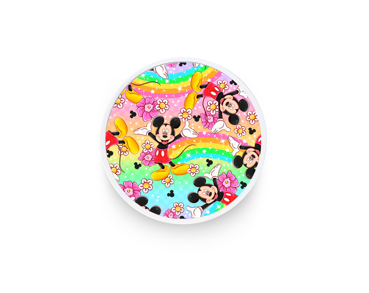 Phone grip- Rainbow mouse