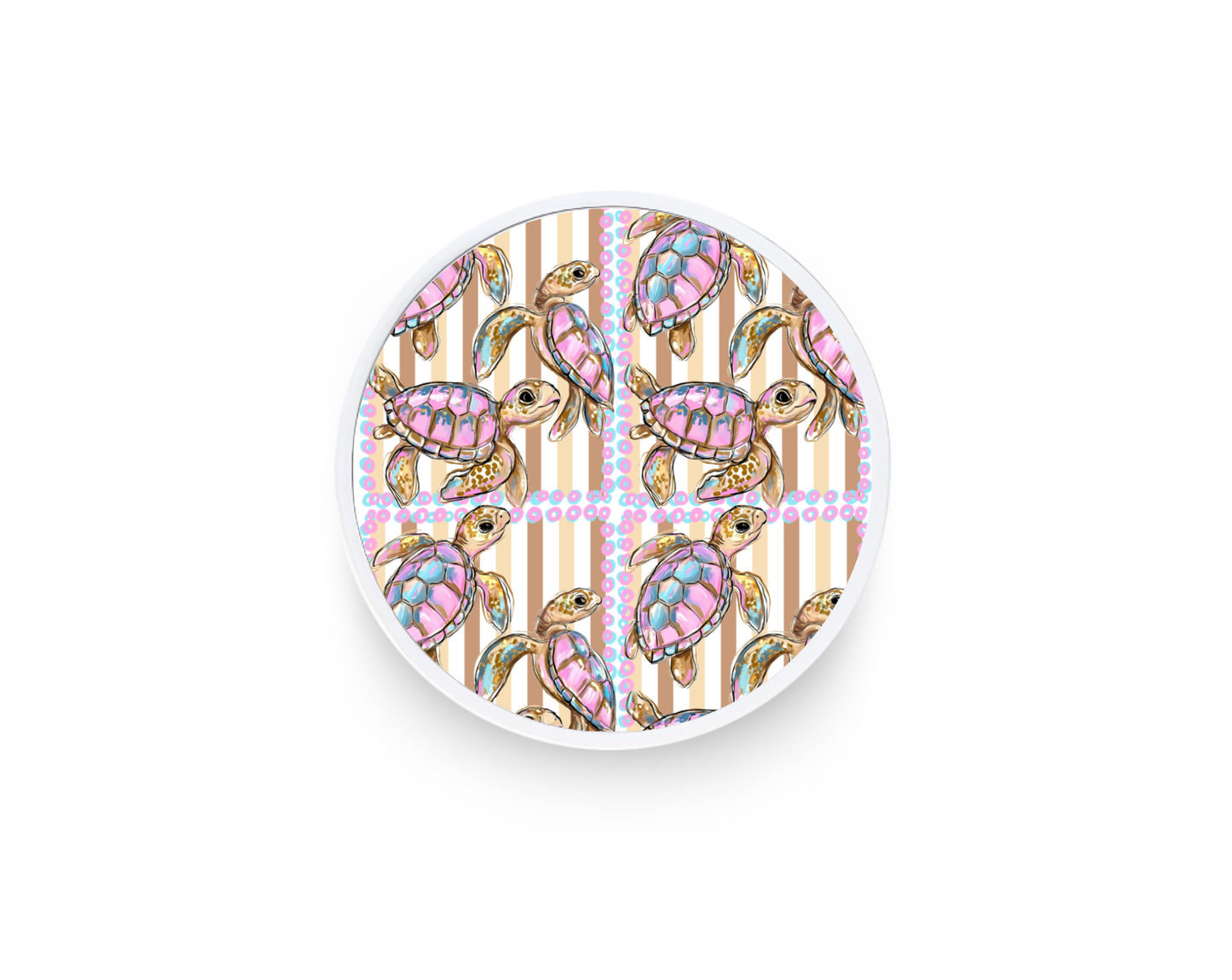 Phone grip- Pastel cute turtles