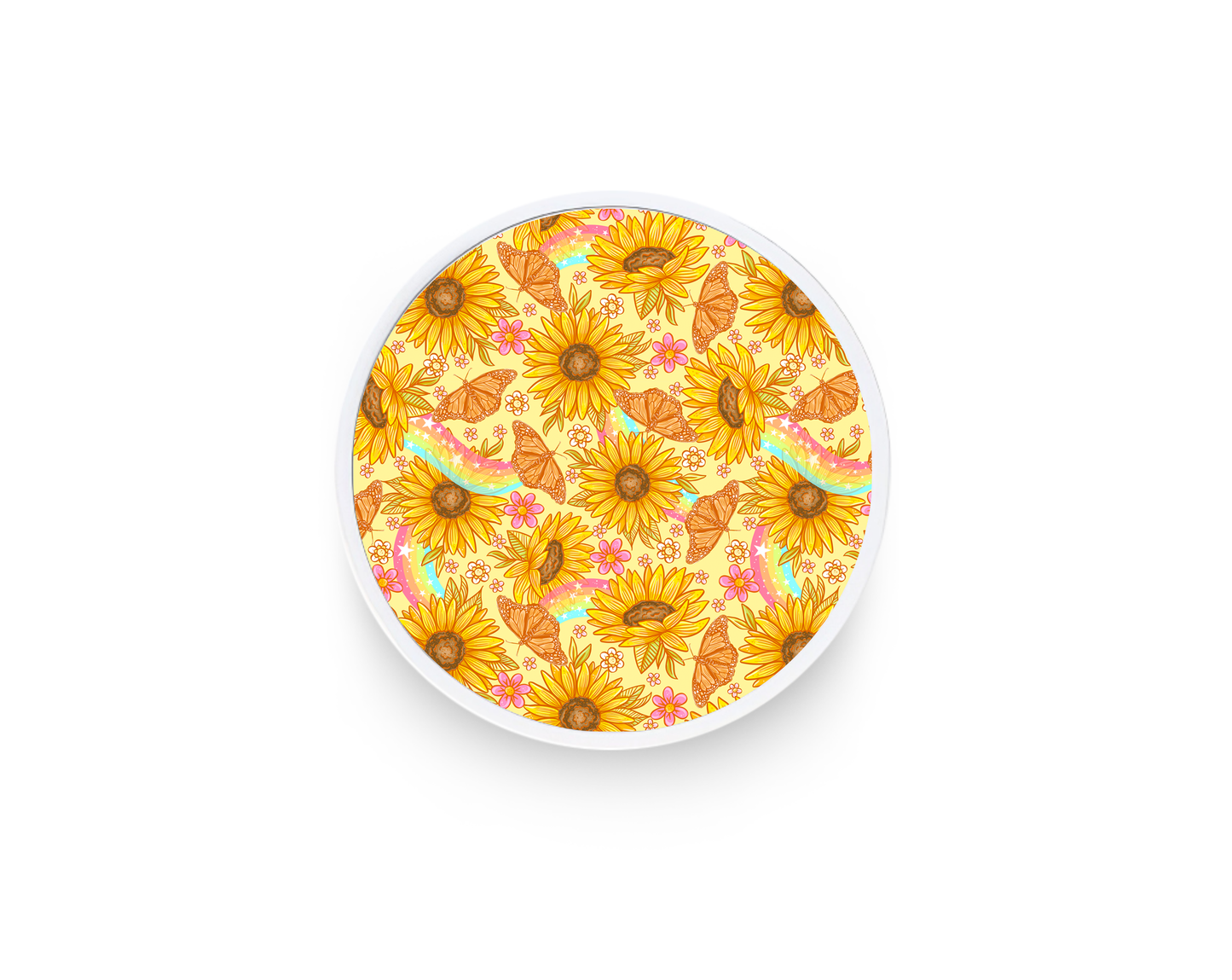 Phone grip- Sunflower butterflies