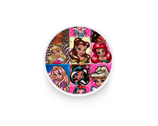 Phone grip- Patch work retro Princess