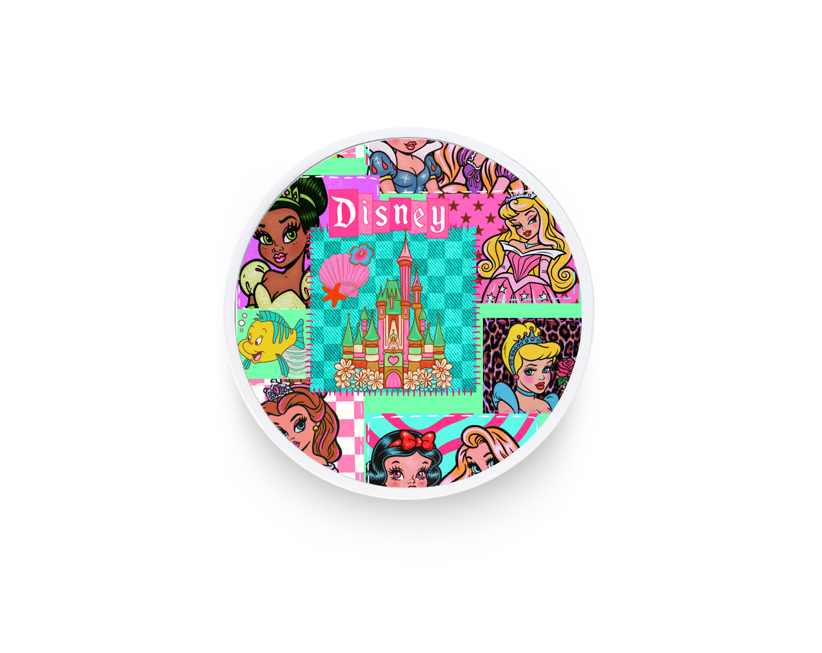 Phone grip- Patch work retro Princess