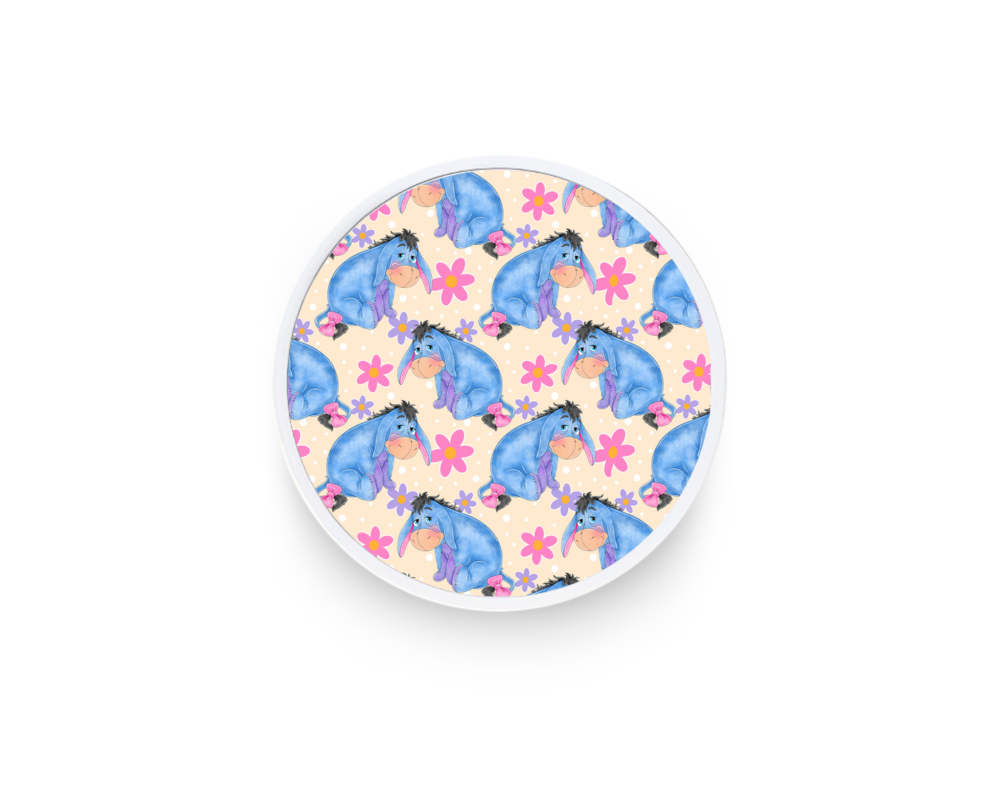 Phone grip- Cute blue donky