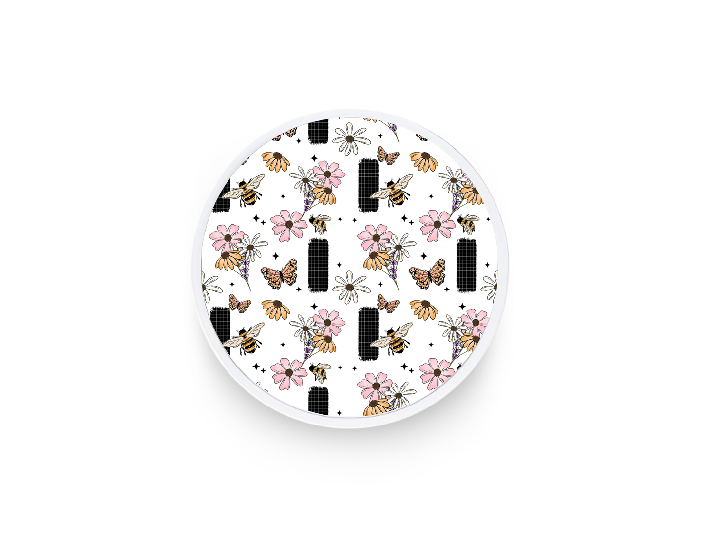 Phone grip- Spring flower bees