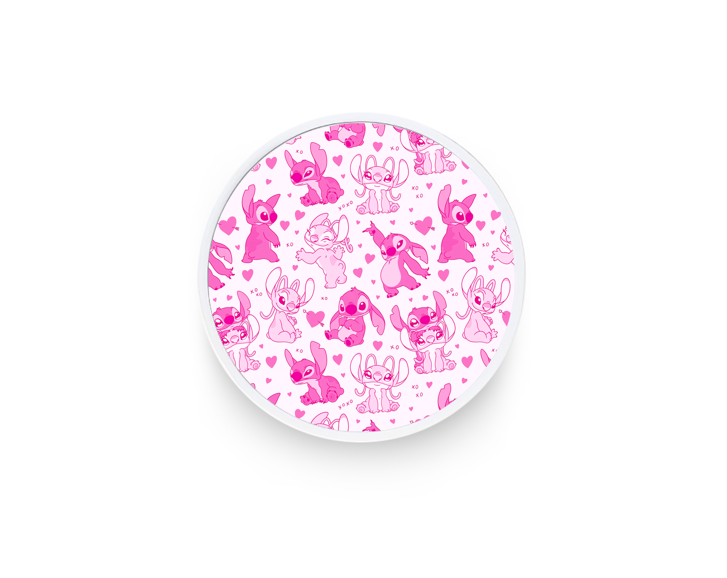 Phone grip- Blue and pink colorful aliens 2