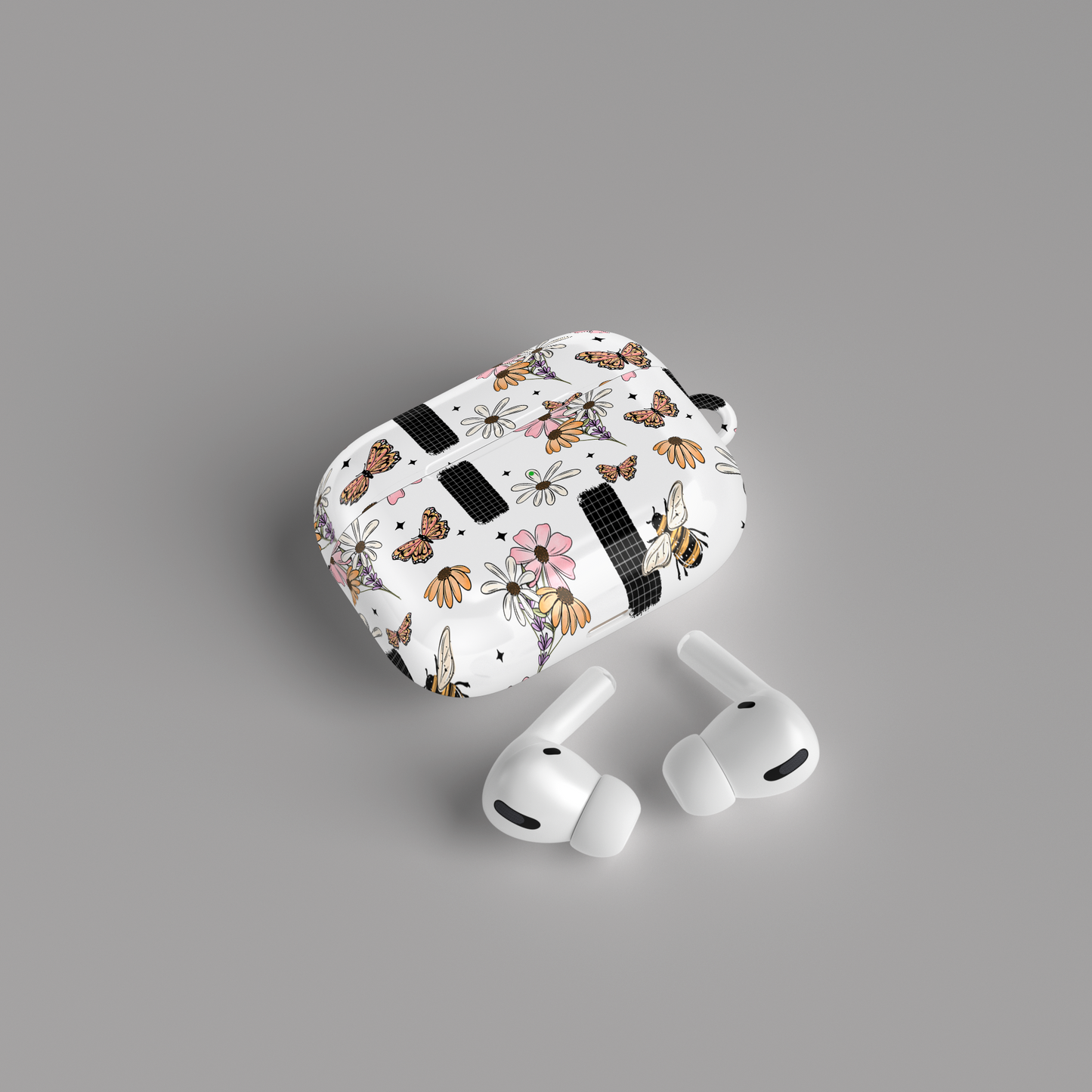 AirPods case - Sprint flower bees