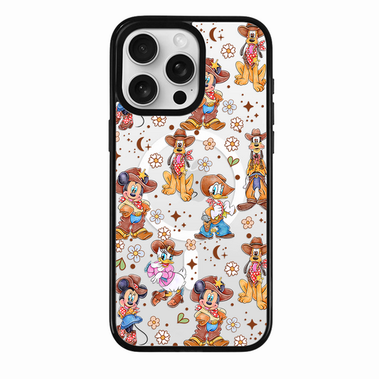 Clear MagSafe Phone case- Western Mice