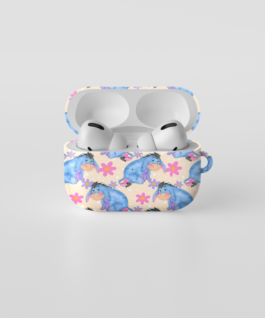 AirPods case - Cute blue donkey