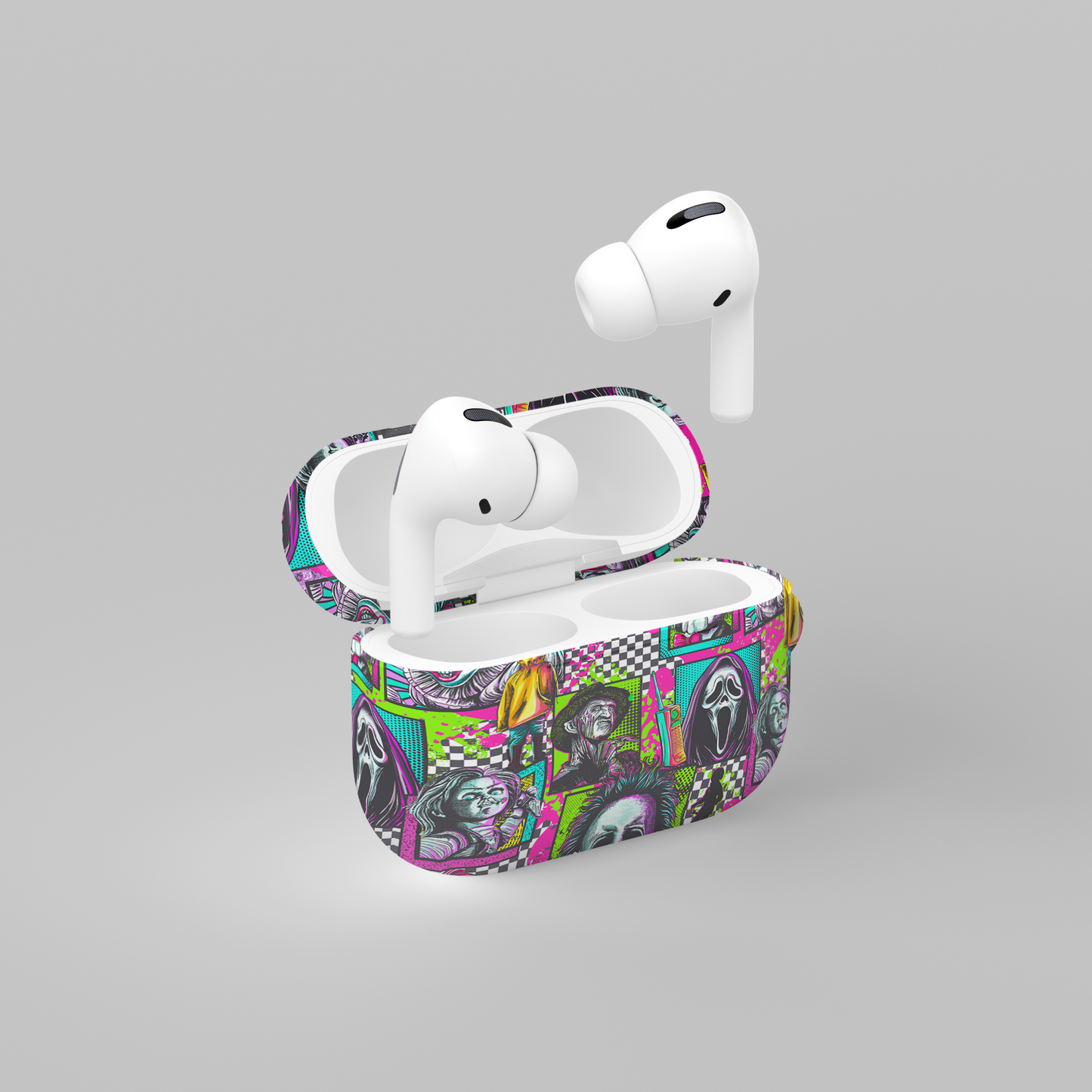 AirPods case - Neon Halloween