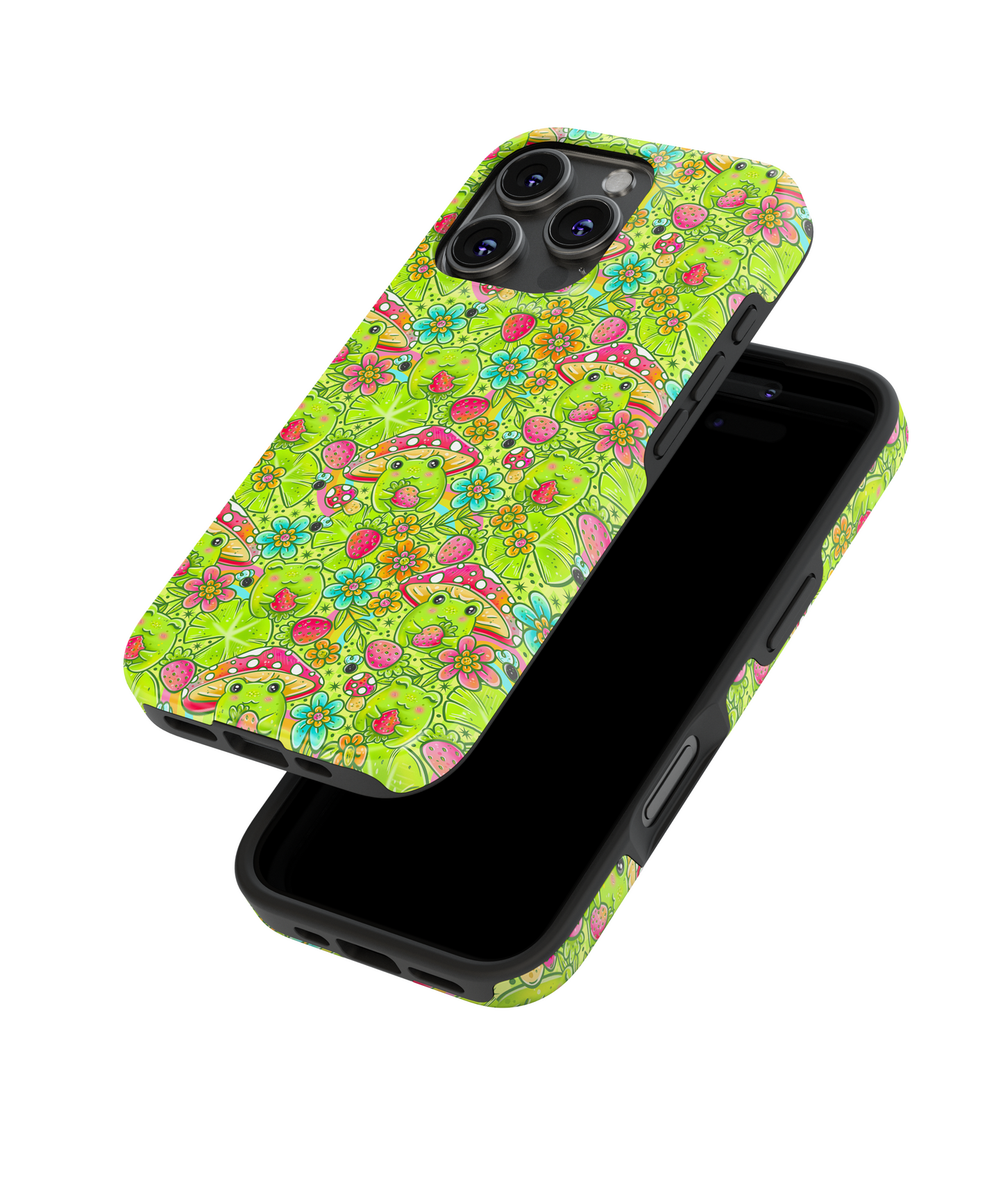 MagSafe Tough Phone case - Strawberry Frogs