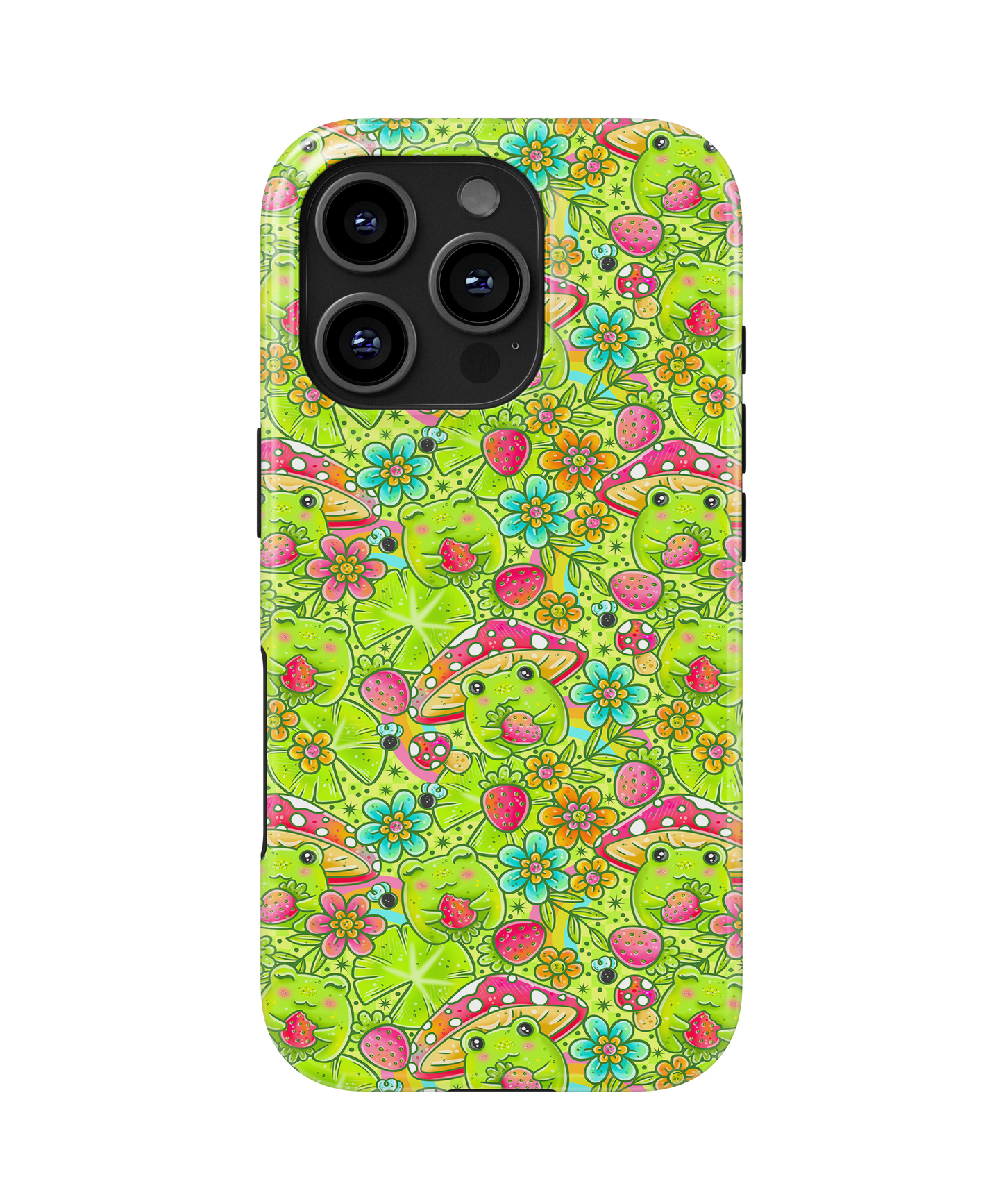 MagSafe Tough Phone case - Strawberry Frogs