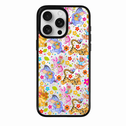 Clear MagSafe Phone case- Colorful bears