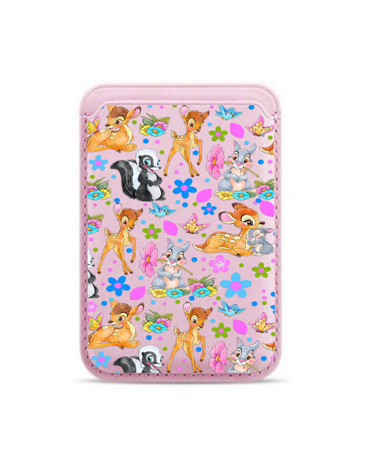 New MagSafe card holder - Pink * Colorful Deers