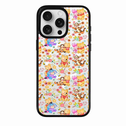 Clear MagSafe Phone case- Colorful bears 2