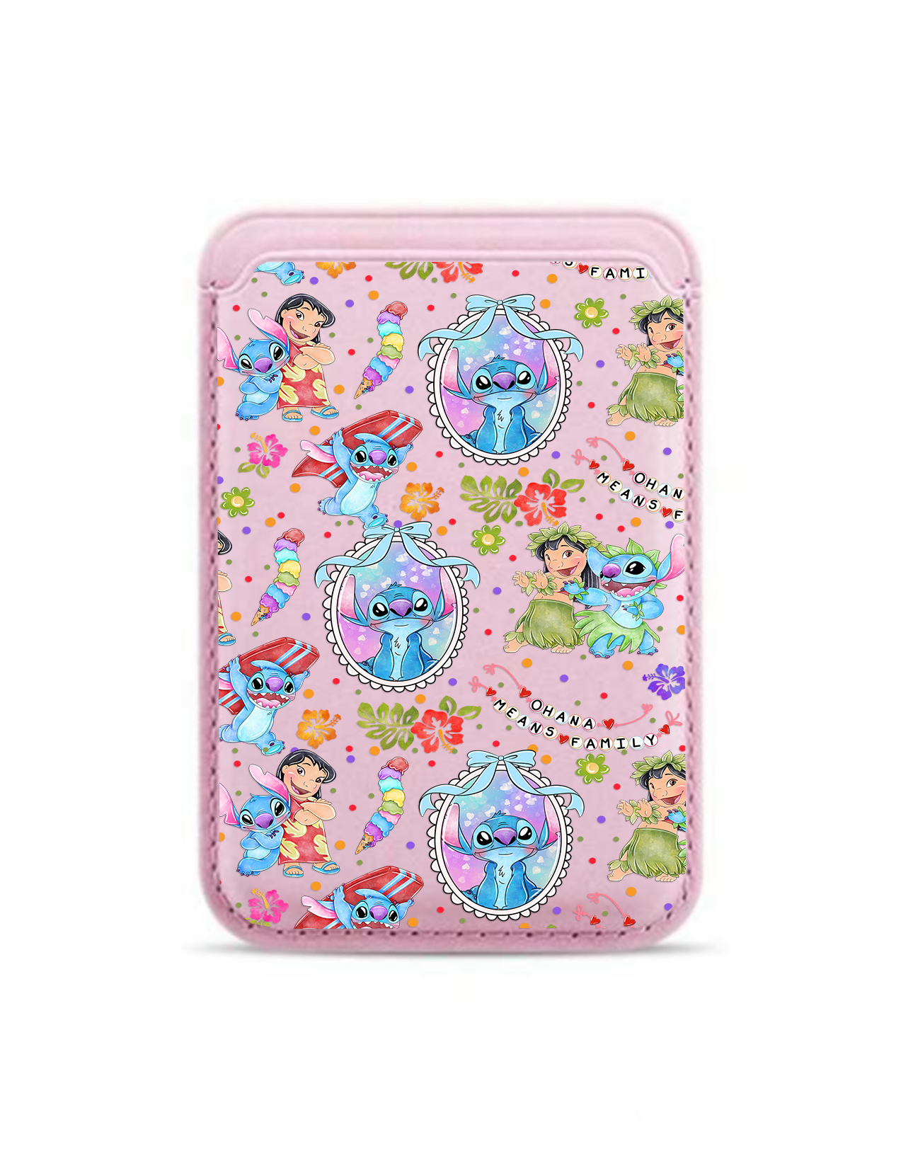 New MagSafe card holder - Pink * Blue Aliens