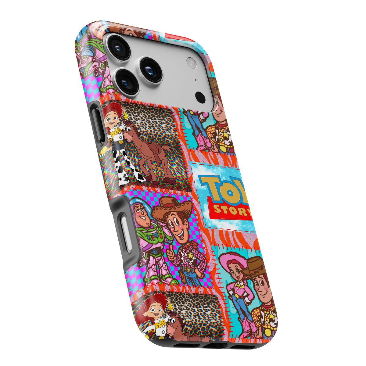 MagSafe Tough Phone case - Patch work retro toys