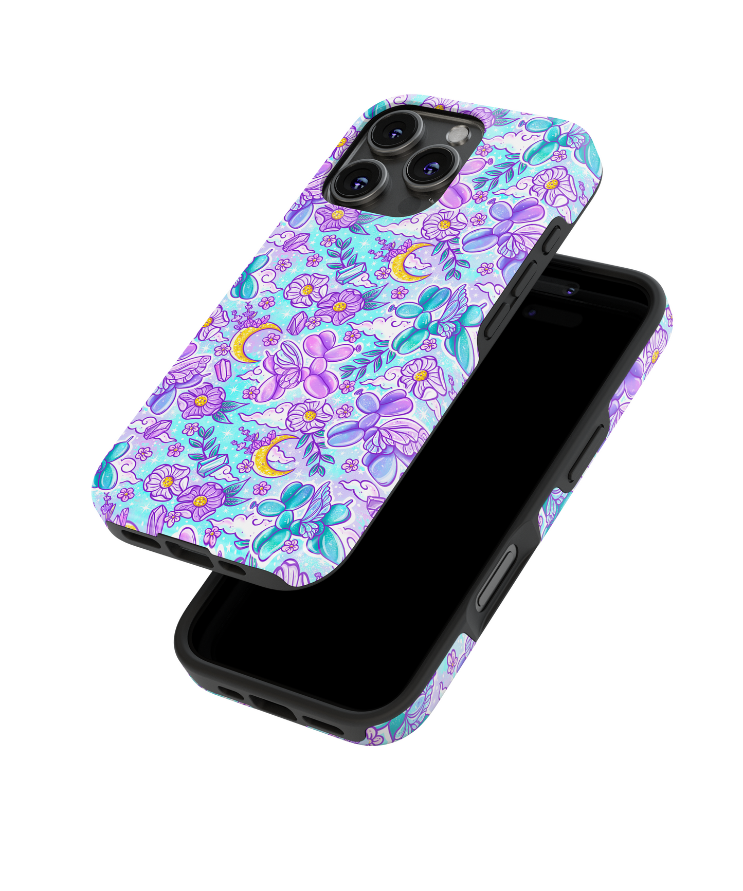MagSafe Tough Phone case - Celestial Balloon dogs