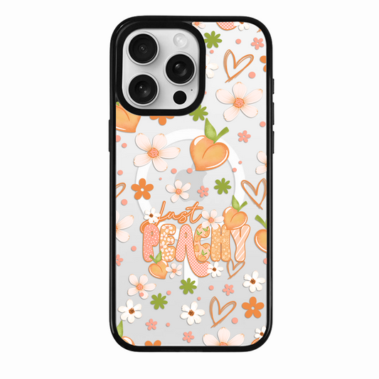 Clear MagSafe Phone case- Just Peachy
