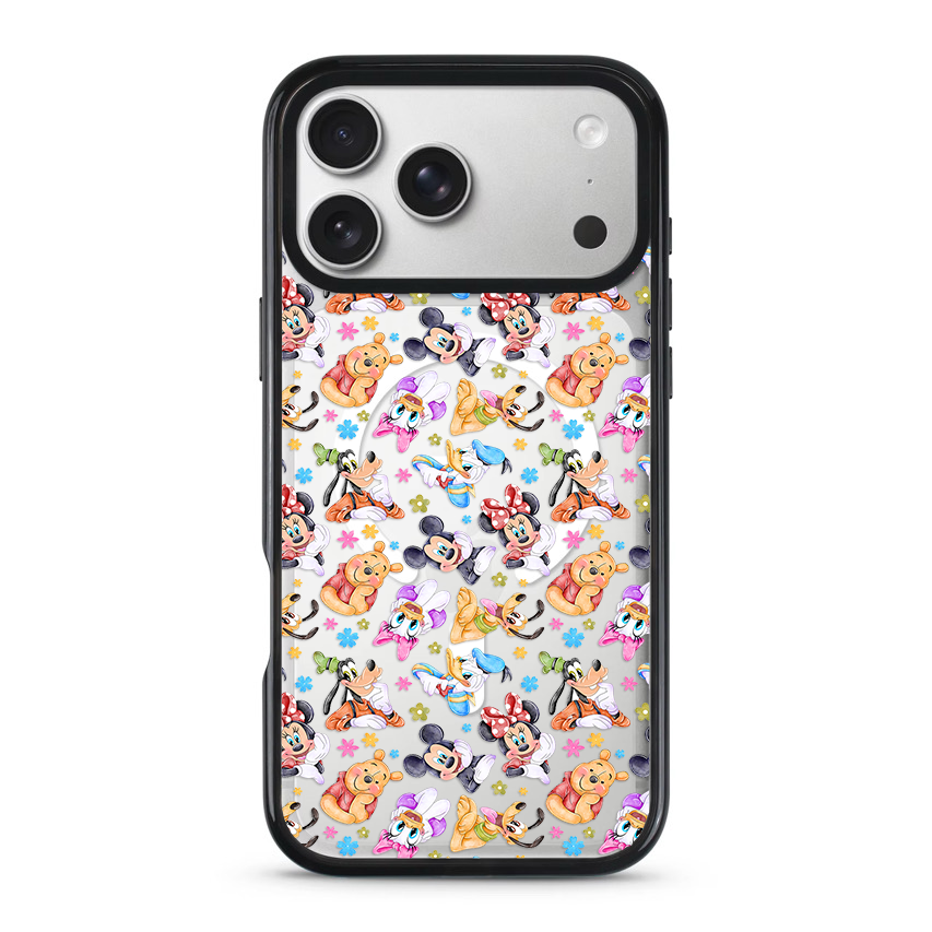 Clear MagSafe Phone case- Colorful friends