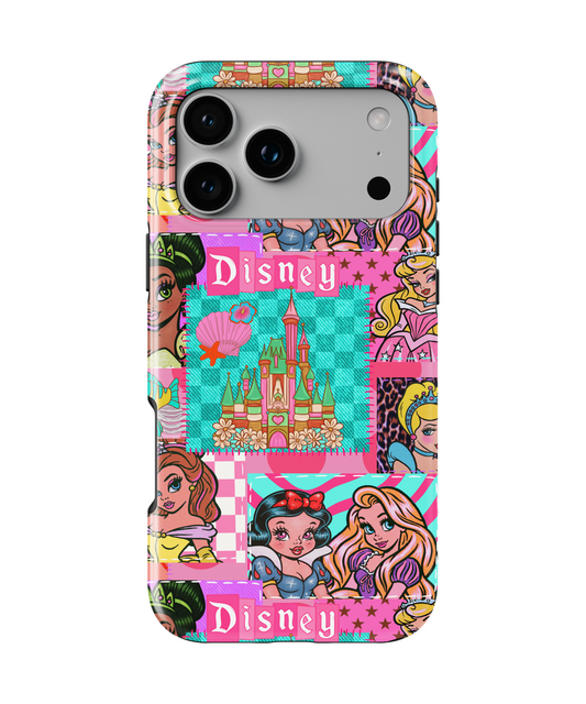 MagSafe Tough Phone case - Patch work Princess's