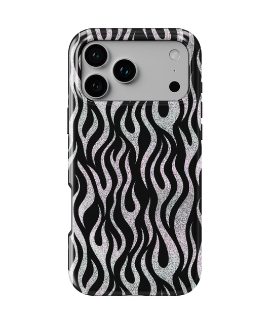 MagSafe Tough Phone case - Glitter flames