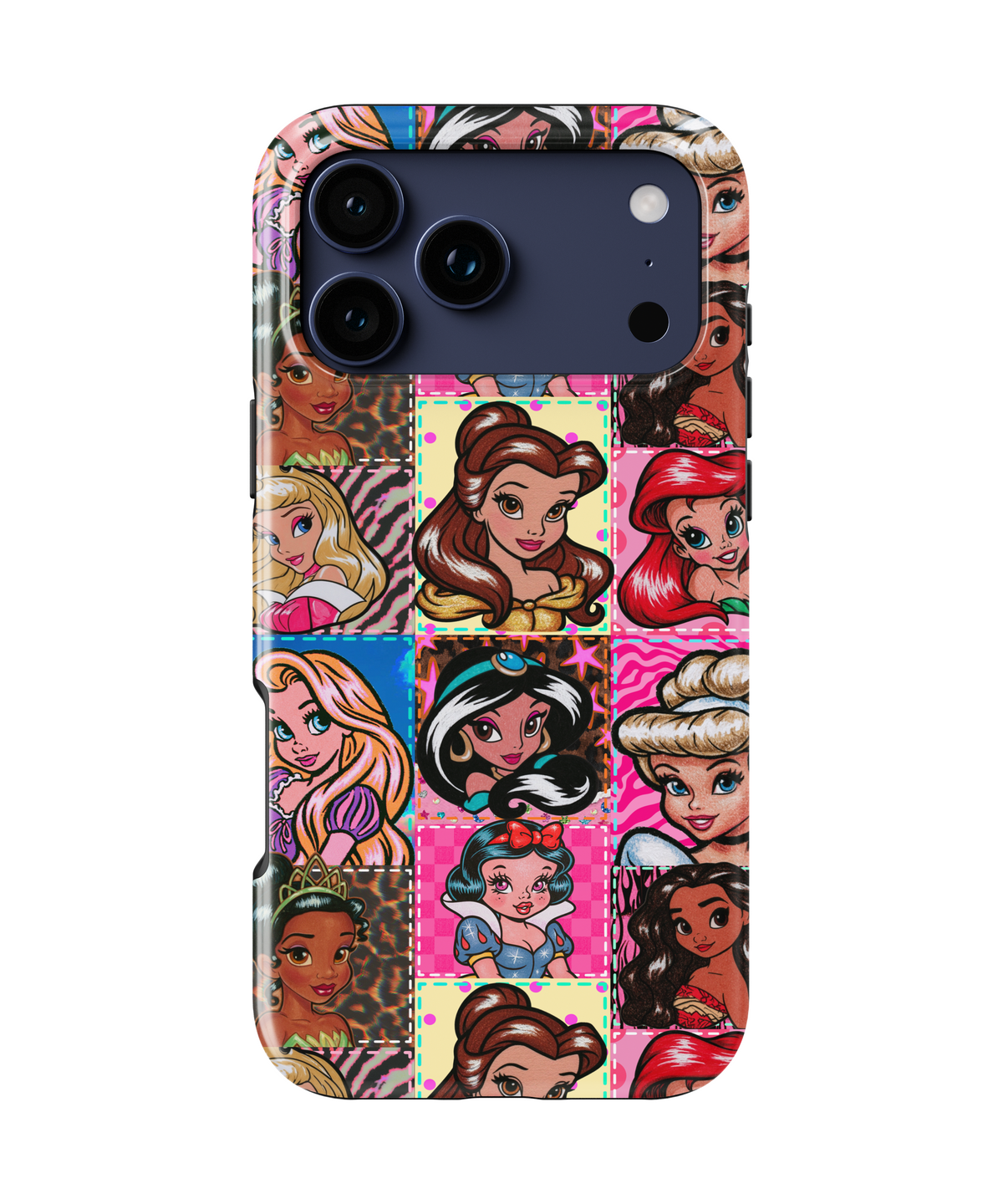 MagSafe Tough Phone case - Patch work retro princess