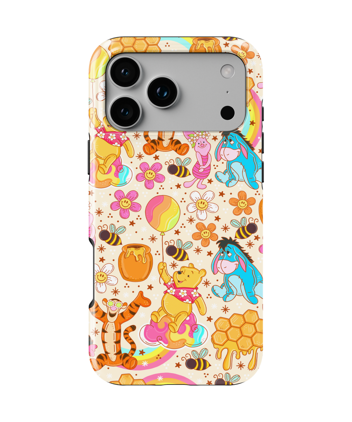 MagSafe Tough Phone case - Rainbow honey bear