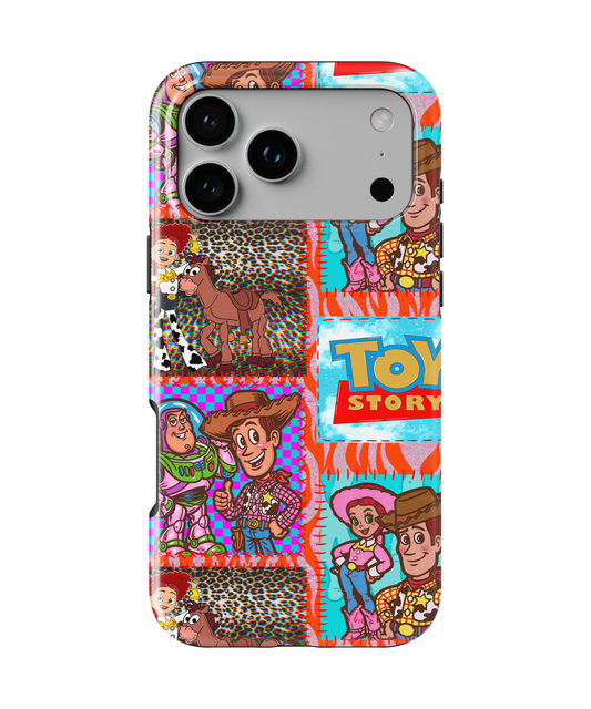 MagSafe Tough Phone case - Patch work retro toys
