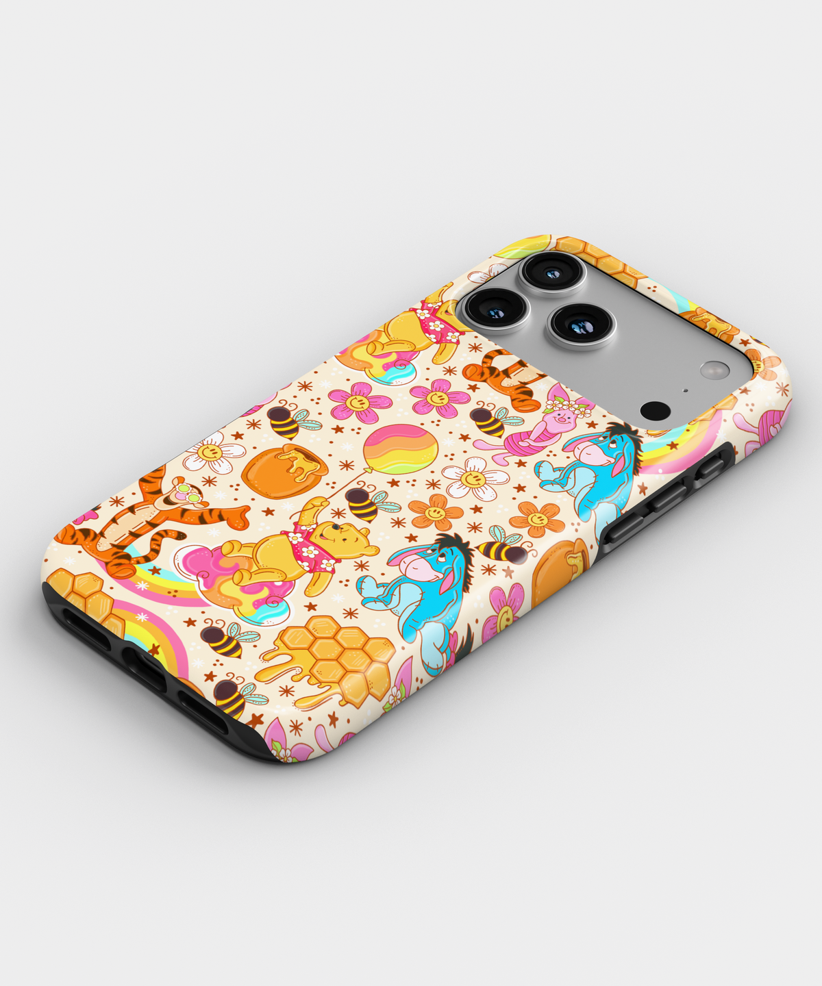 MagSafe Tough Phone case - Rainbow honey bear