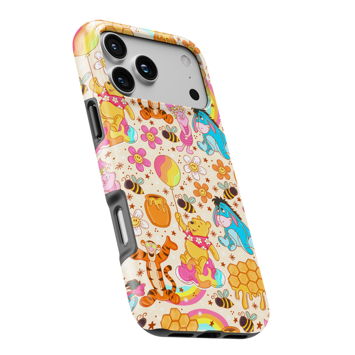 MagSafe Tough Phone case - Rainbow honey bear
