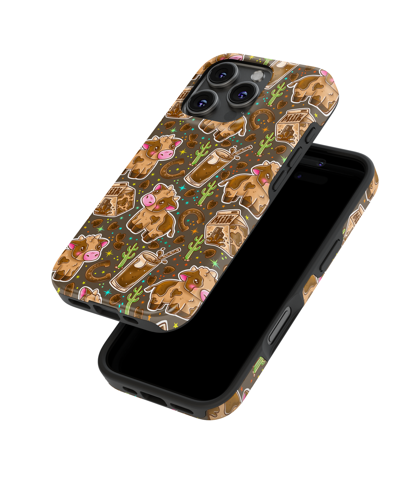 MagSafe Tough Phone case - Chocolate milk cows