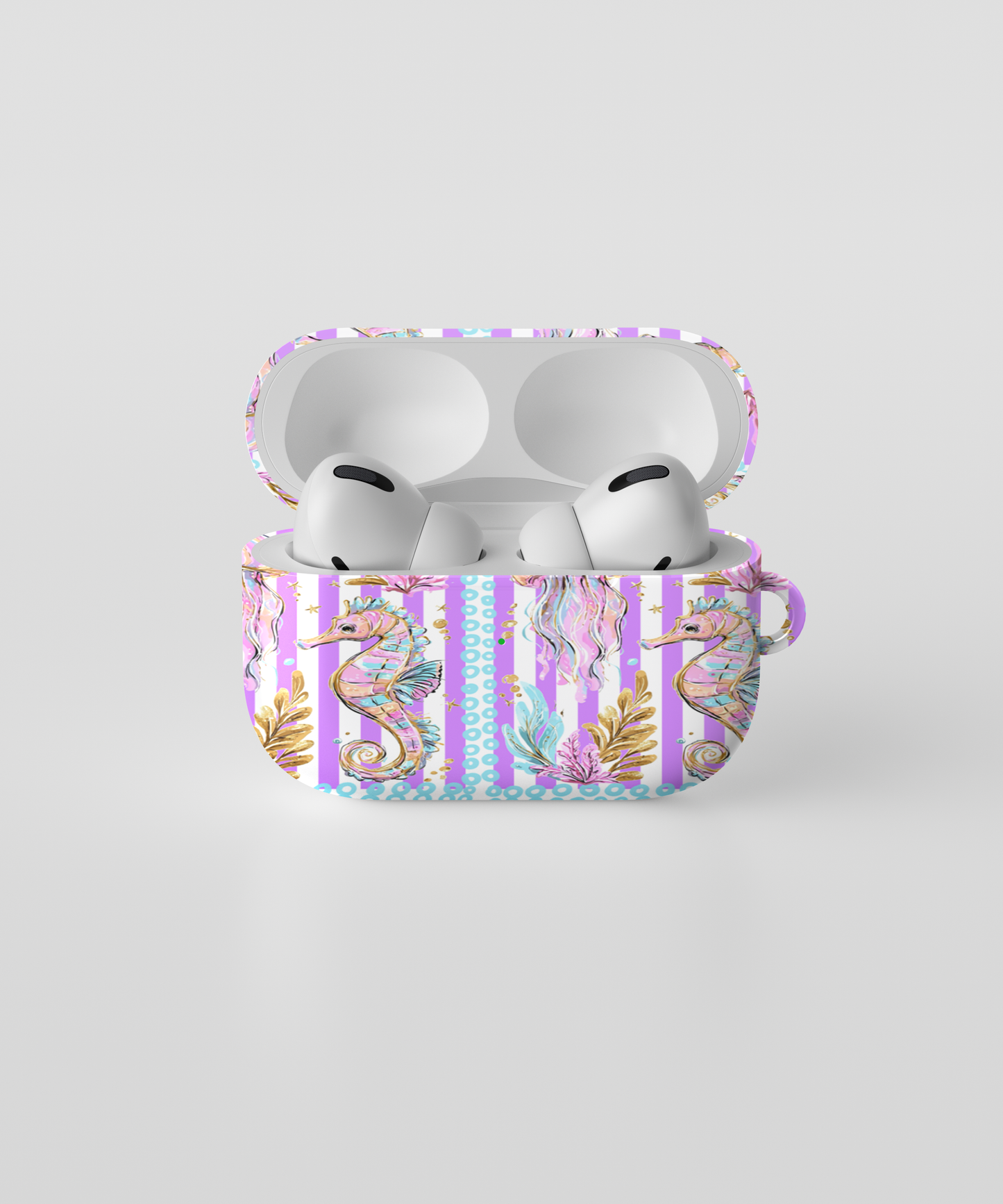 AirPods case - Pastel cute seahorse & Jellyfish