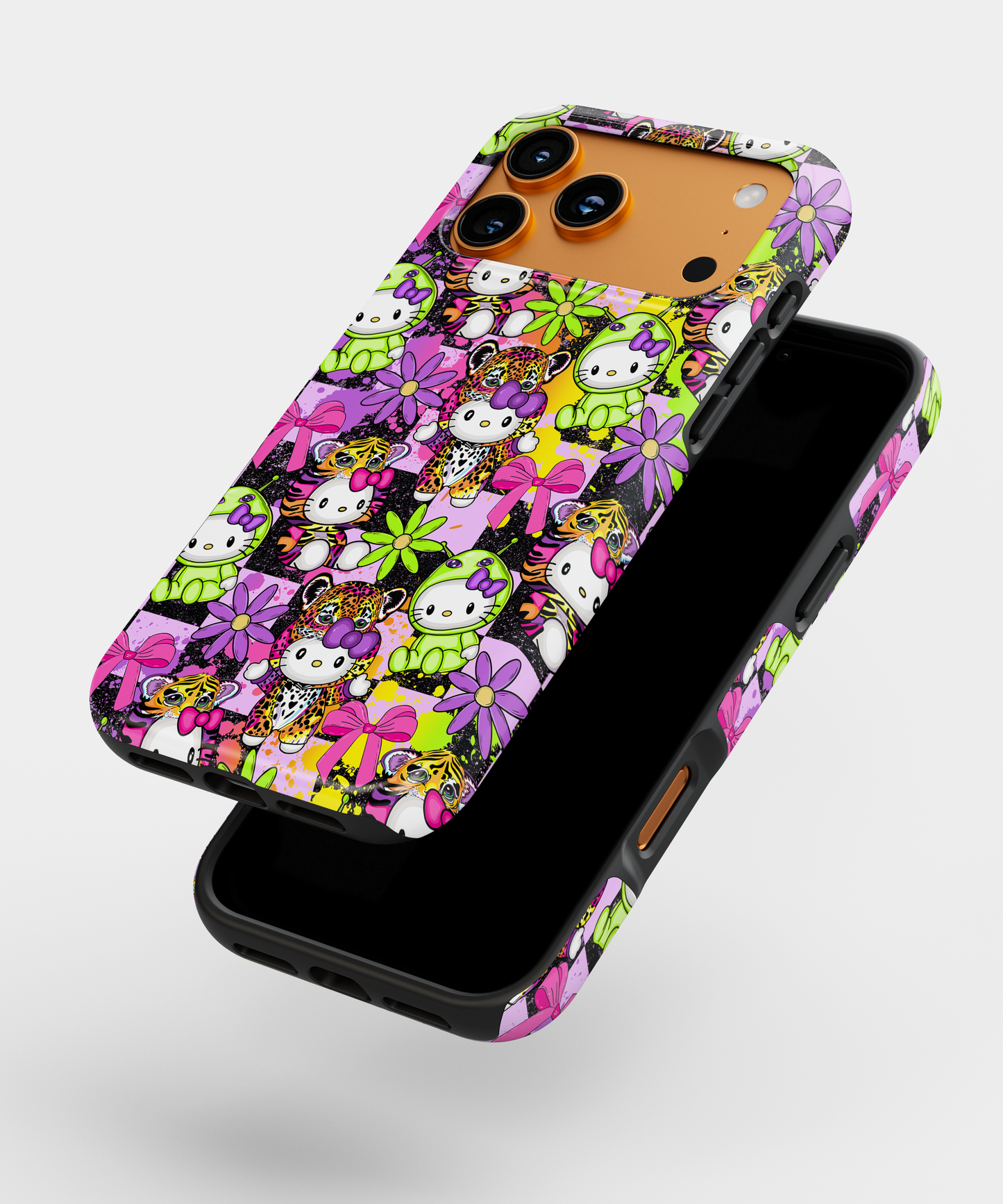 MagSafe Tough Phone case - Colorful kitty