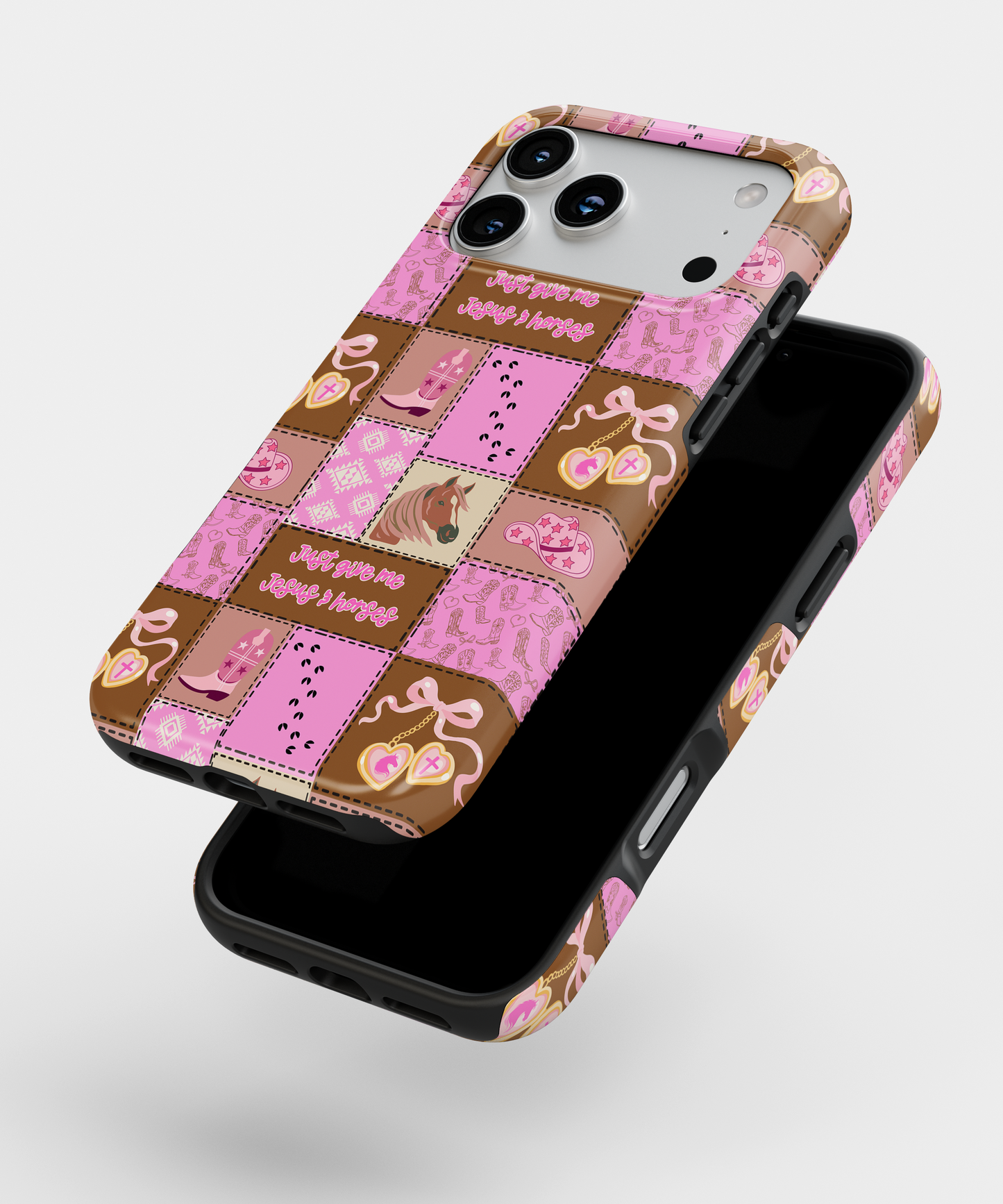 MagSafe Tough Phone case - Just give me Jesus & horses