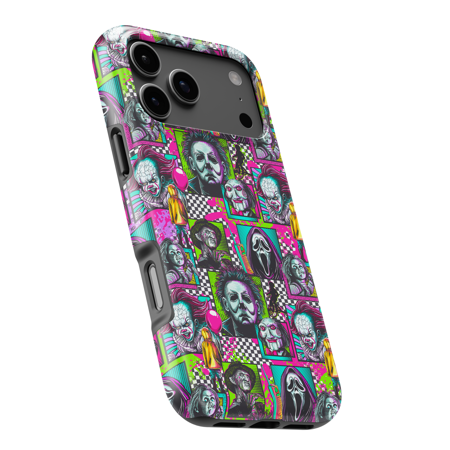 MagSafe Tough Phone case - Neon Halloween