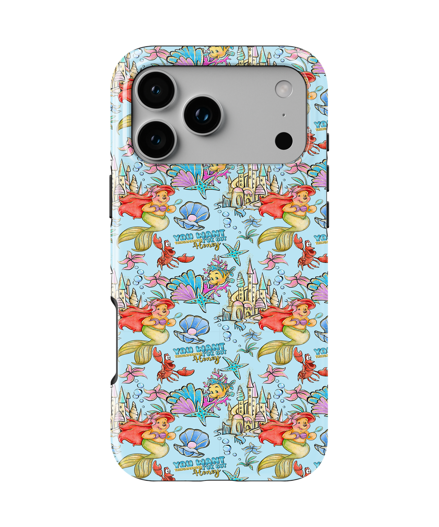 MagSafe Tough Phone case - Bear mermaid