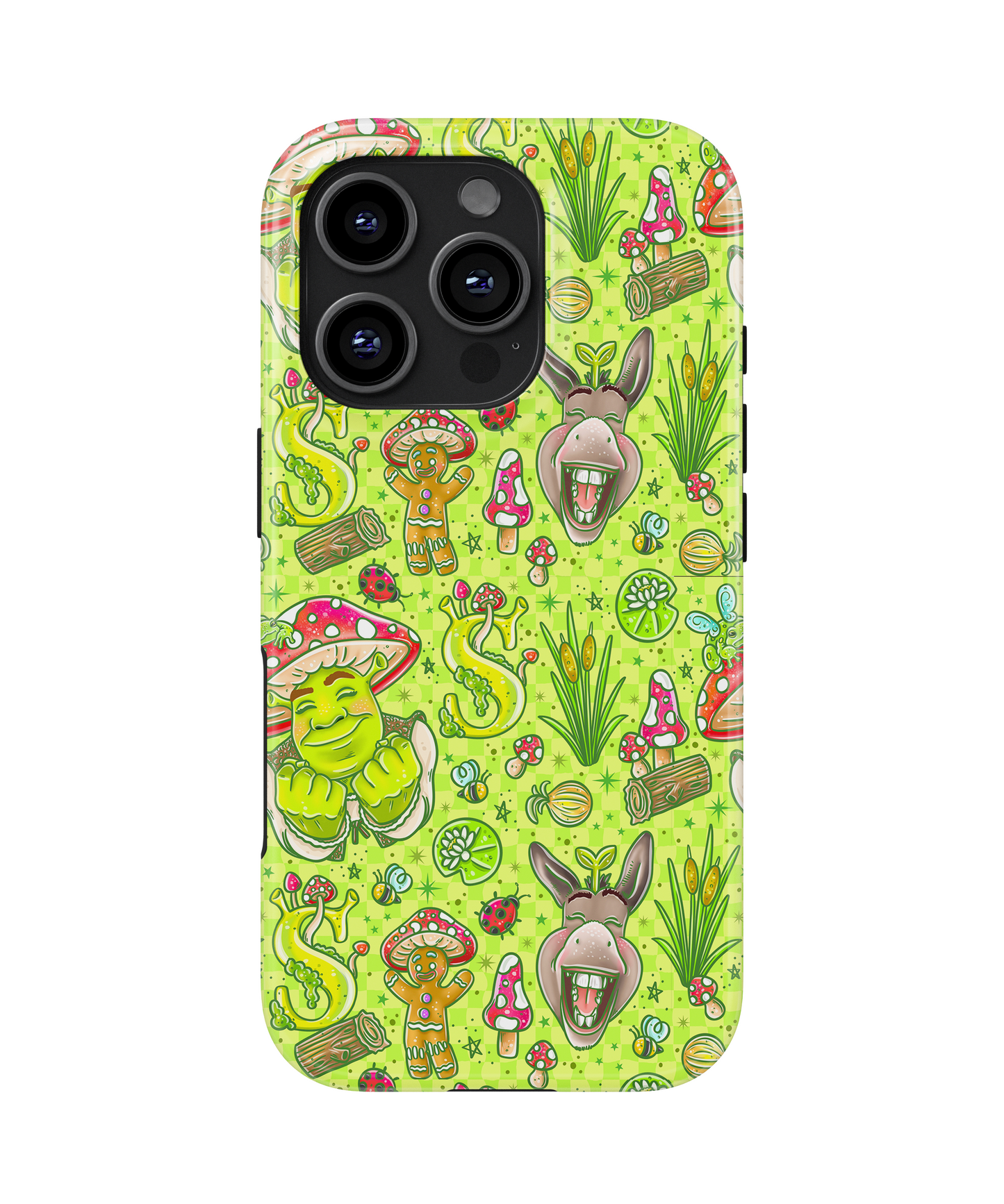 MagSafe Tough Phone case - Green mushroom man