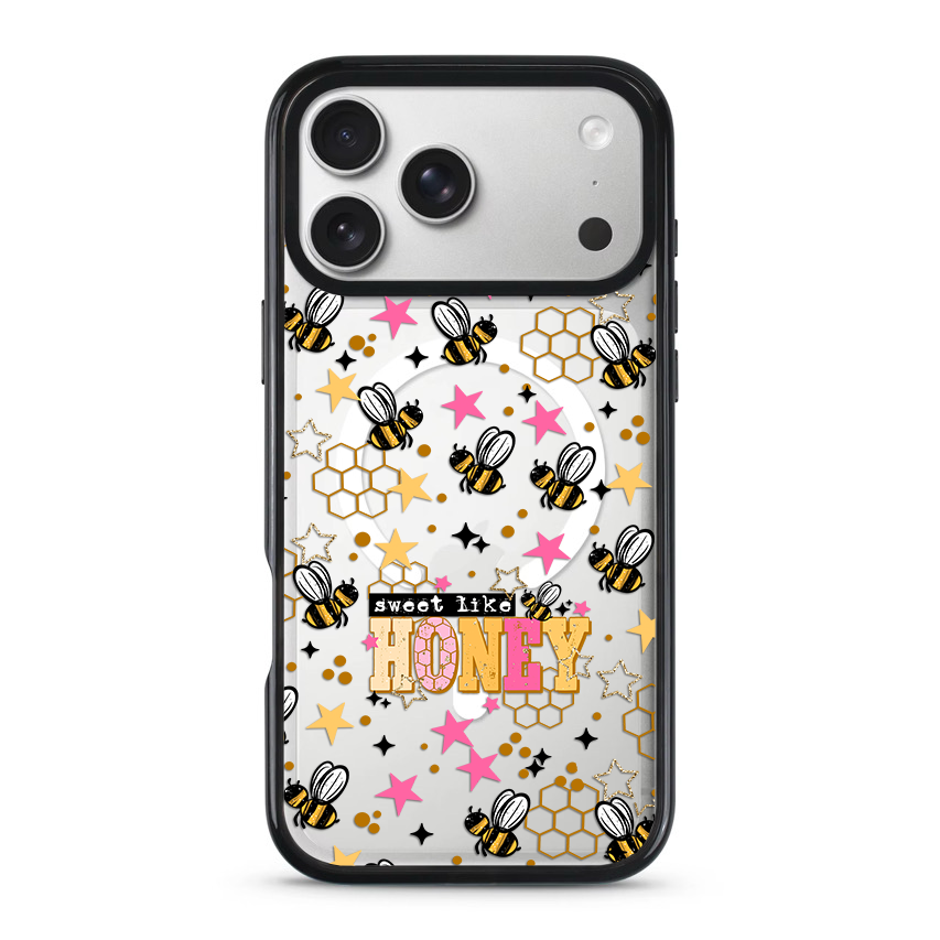 Clear MagSafe Phone case- HONEY