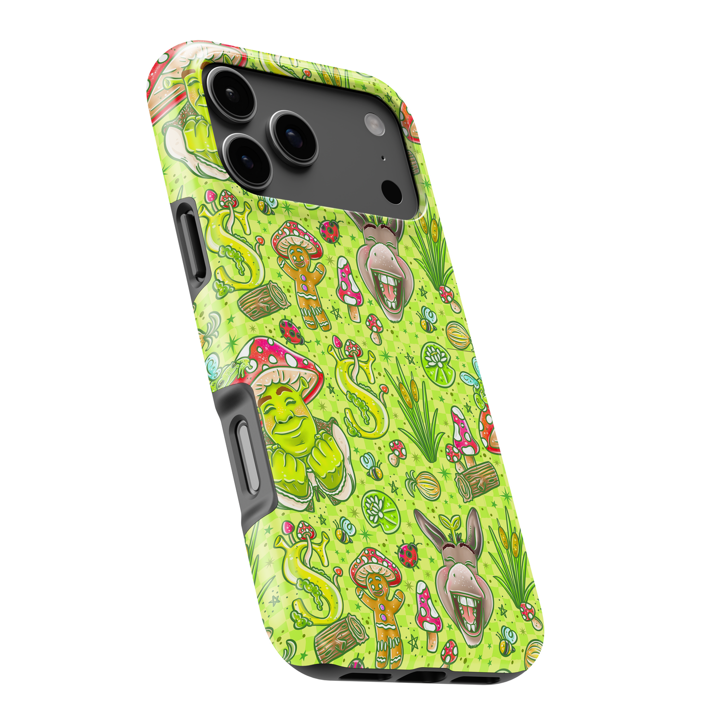 MagSafe Tough Phone case - Green mushroom man
