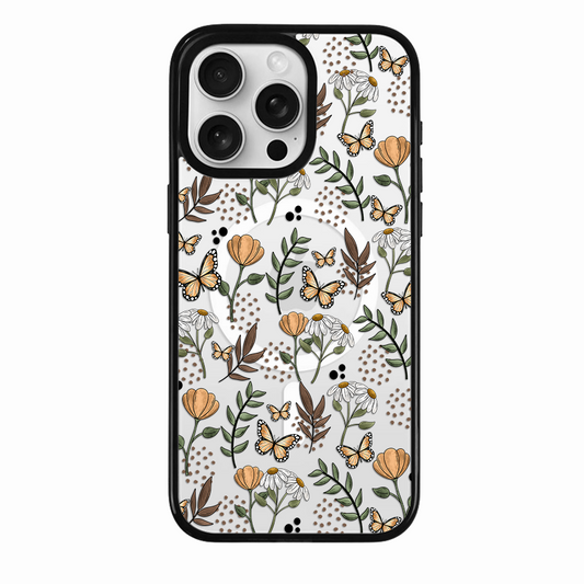 Clear MagSafe Phone case- Cottage core florals