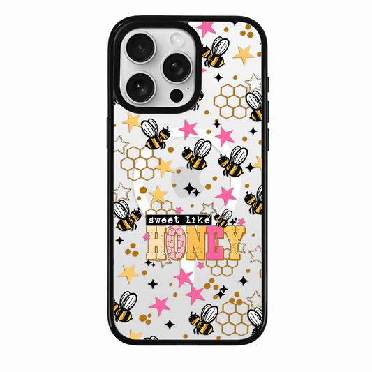 Clear MagSafe Phone case- HONEY