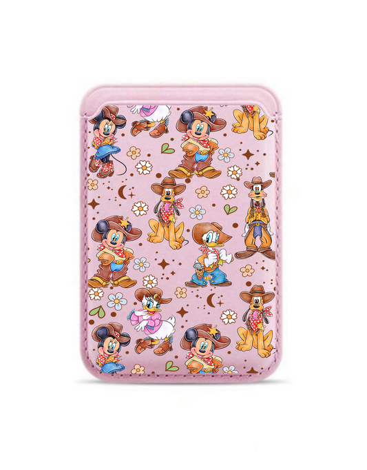 New MagSafe card holder - Pink * Western Mice