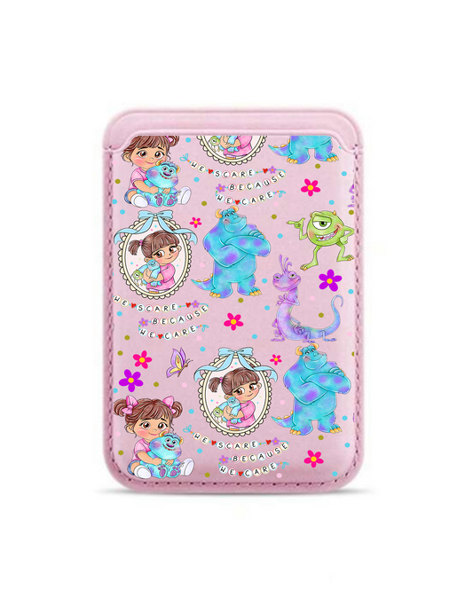 New MagSafe card holder - Pink * Blue monsters