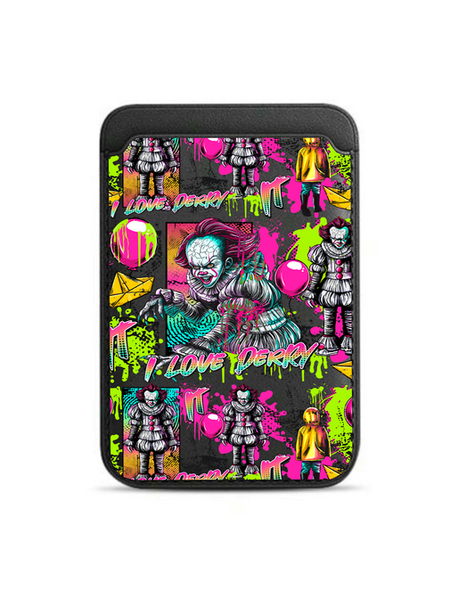 New MagSafe card holder - Neon clown