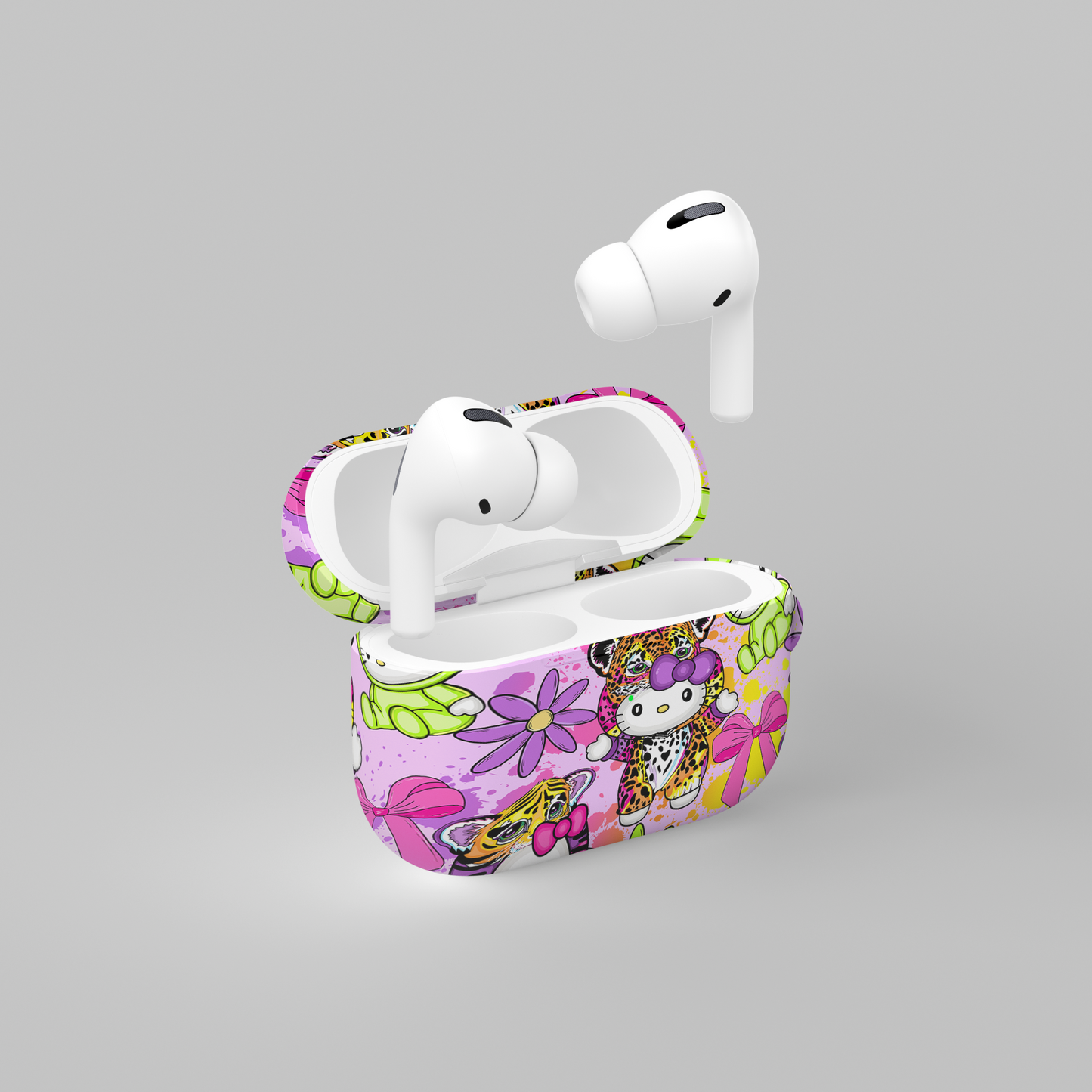 AirPods case - Colorful kitty 2
