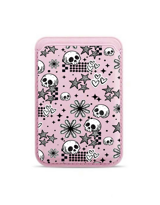 New MagSafe card holder - Pink * Skellies