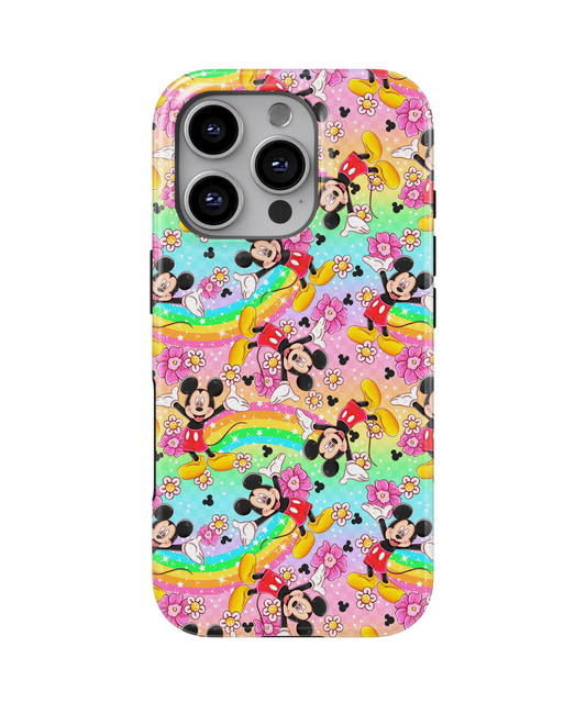MagSafe Tough Phone case - Rainbow mouse